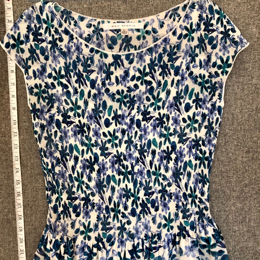 Max Studio silk floral dress